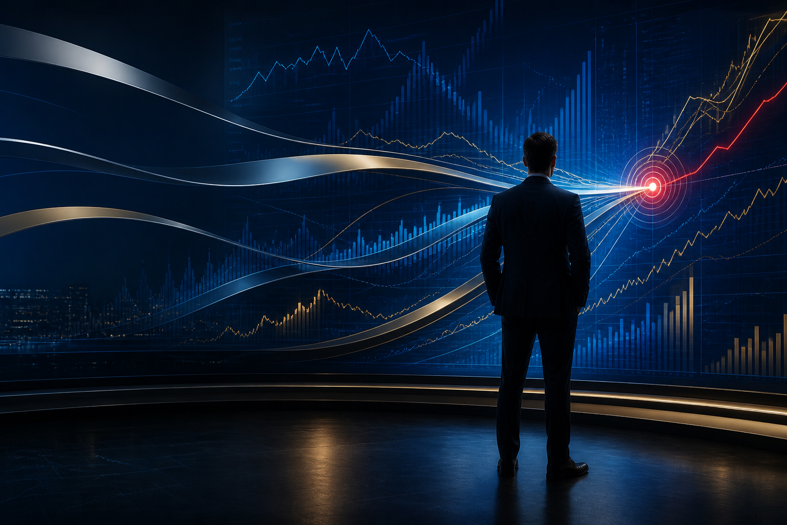 Reports executive financial illustration